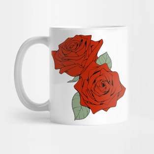 Red Roses Mug